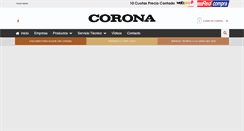 Desktop Screenshot of estufascorona.cl